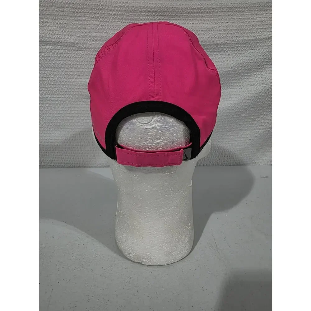 Nike Featherlight Dri-FIT Cap Pink Black Women’s Lightweight Running Golf